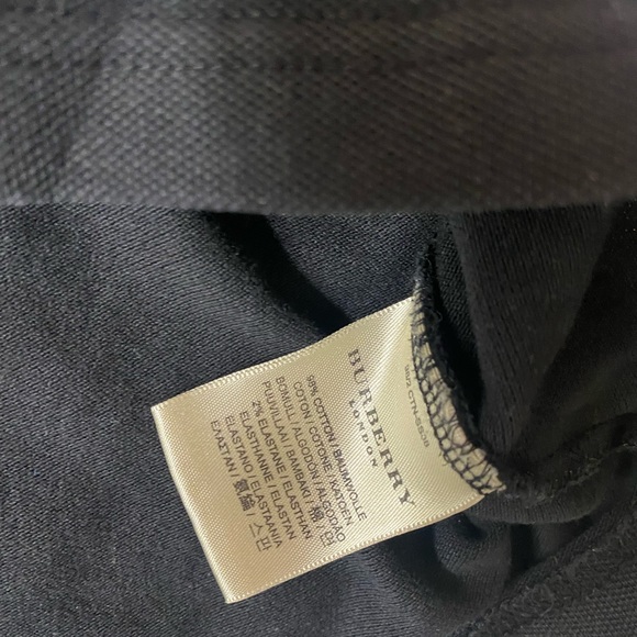 Black Burberry polo shirt - Picture 4 of 4